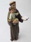 画像2: 聖像 再生木材製 パドアの聖アントニオ（St.Anthony of Padova）