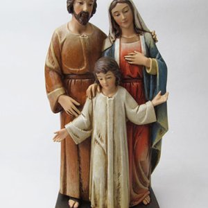画像: 聖像 再生木材製 聖家族（Holy Family）