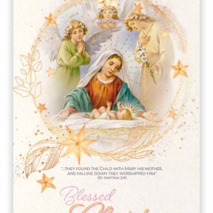 画像: 二つ折りクリスマスカード  92795-2 ※返品不可商品