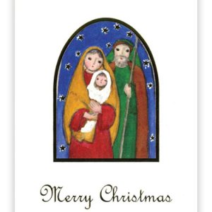 画像: 二つ折りクリスマスカード（Yano聖家族） ※返品不可商品