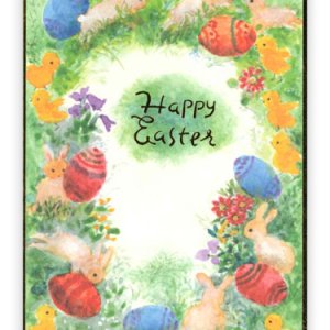 画像: イースターカード うさぎとたまご ※返品不可商品