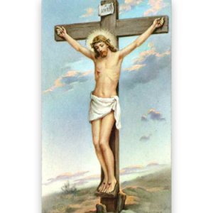 画像: ご絵  十字架上のイエス (10枚入り) ※返品不可商品