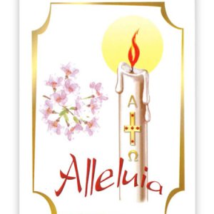 画像: イースターカード　(Alleluia/桜/ローソクAΩ) ※返品不可商品