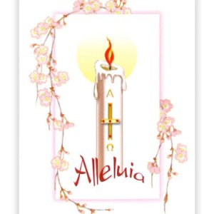 画像: イースターカード　(Alleluia/桜/ローソクAΩ) ※返品不可商品