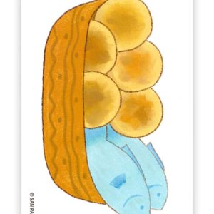 画像: 多目的カード　５つのパンと２匹の魚 ※返品不可商品 
