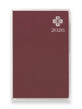 画像: 2026年カトリック手帳ポケット判（えんじ） ※返品不可商品 / お取り寄せ品