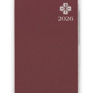 画像: 2026年カトリック手帳ポケット判（えんじ） ※返品不可商品 / お取り寄せ品