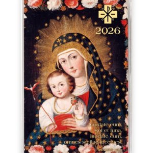 画像: 2026年カトリック手帳ポケット判（聖母子と鳥） ※返品不可商品 / お取り寄せ品