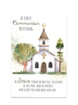 画像: 二つ折りカード初聖体（First Communion）※返品不可商品
