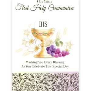 画像: 二つ折りカード初聖体（First Communion）※返品不可商品