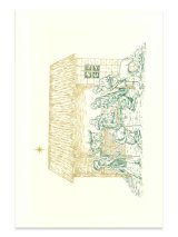 画像: 二つ折りクリスマスカード ご降誕（緑） ※返品不可商品