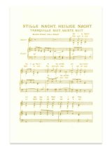 画像: 二つ折りクリスマスカード STILLE NACHT, HEILIGE NACHT ※返品不可商品