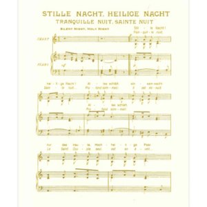 画像: 二つ折りクリスマスカード STILLE NACHT, HEILIGE NACHT ※返品不可商品