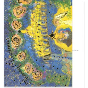 画像: クリスマスポストカード 薔薇のアーチと聖家族  2枚組  ※返品不可商品 