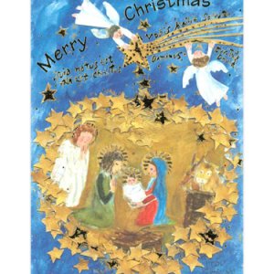 画像: クリスマスポストカード 天使が告げる聖夜  2枚組  ※返品不可商品 