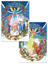 画像: グリーティングカード2×2 クリスマス10037  ※返品不可商品 