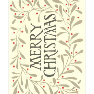画像: 二つ折りクリスマスカード MerryChristmas(grey) ※返品不可商品