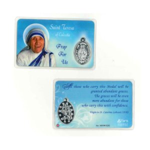 画像: 不思議のメダイカード(マザー・テレサ / 英語版)