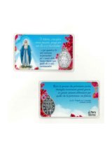 画像: 不思議のメダイカード（無原罪の聖母・赤  / イタリア版）