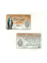 画像: 不思議のメダイカード（無原罪の聖母  / 英語版）