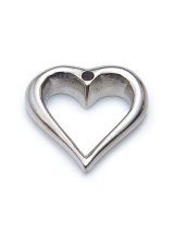 画像: 金属製香立  ハート  ※返品不可商品 