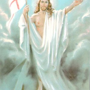 画像: 2つ折りカード 復活のイエス ※返品不可商品