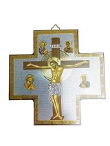 画像: 壁掛けイコン十字架　磔刑