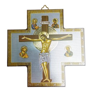 画像: 壁掛けイコン十字架　磔刑