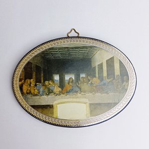 画像: イタリア直輸入デコパージュ板絵（最後の晩餐）※返品不可商品