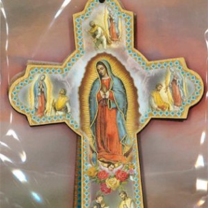 画像: 壁掛け十字架（グアダルーペの聖母） ※返品不可商品 