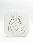 画像1: 石板風卓上飾り 聖家族（白） ※返品不可商品