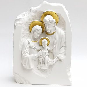 画像: 聖像 レジンハンドペイント聖家族(大) ※返品不可商品