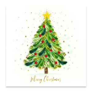 画像: クイリング・クリスマスカード（クリスマスツリー） ※返品不可商品