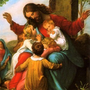 画像: フィデスポストカード キリストと子供たち (5枚組)　※返品不可商品