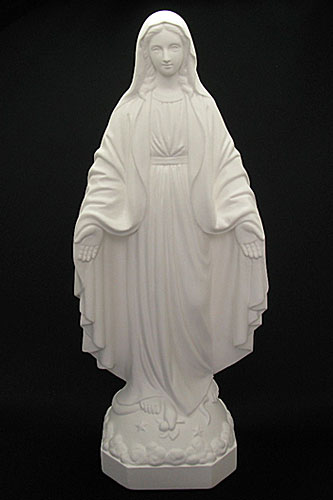 画像2: 無原罪の聖母像 (高さ38cm)