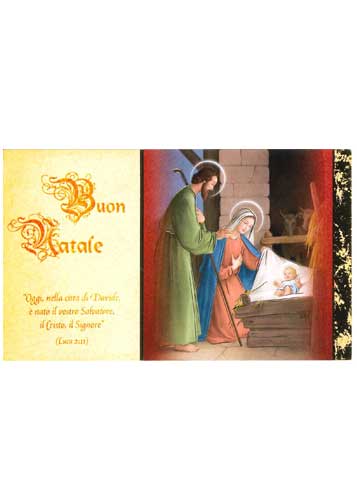 画像1: イタリア製クリスマスシングルカード ※返品不可商品