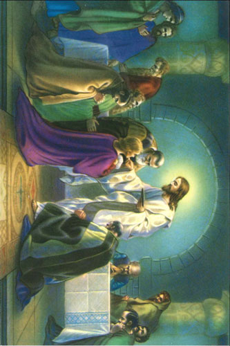 画像1: フィデスポストカード 聖体拝領 (5枚組)　※返品不可商品