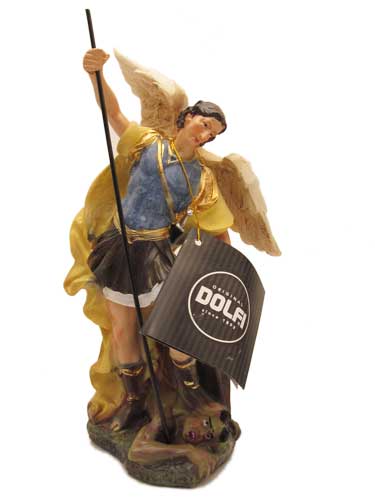 画像: 聖像 再生木材製大天使聖ミカエル像(St.Michael Archangel）