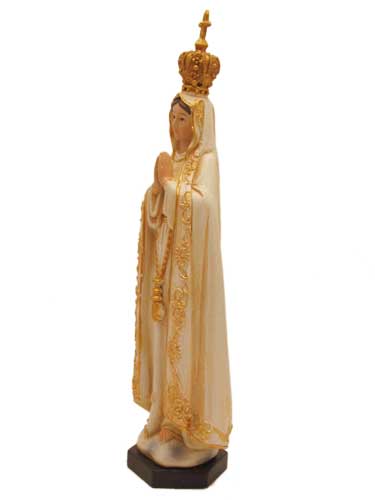 画像4: 聖像 再生木材製ファティマの聖母像(Our Lady of Fatima）