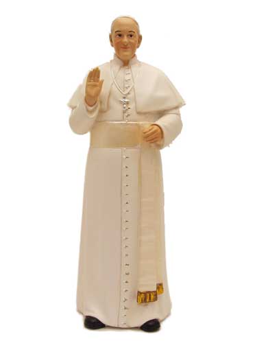画像1: 聖像 再生木材製教皇フランシスコ像(Pope Francis）