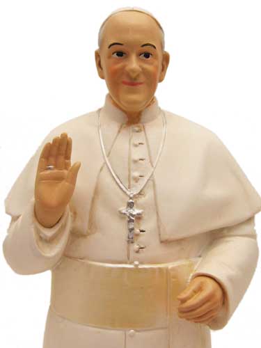 画像3: 聖像 再生木材製教皇フランシスコ像(Pope Francis）
