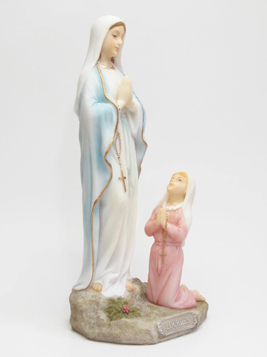 画像2: 聖像 ルルドの聖母とベルナデッタ  No.52715