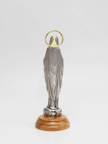 画像3: 台付金属ご像　ルルドの聖母