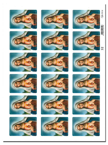 画像1: イタリア製シール み心のマリア ※返品不可商品