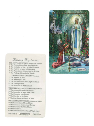 画像1: 聖画カード（ルルド）  ※返品不可商品 