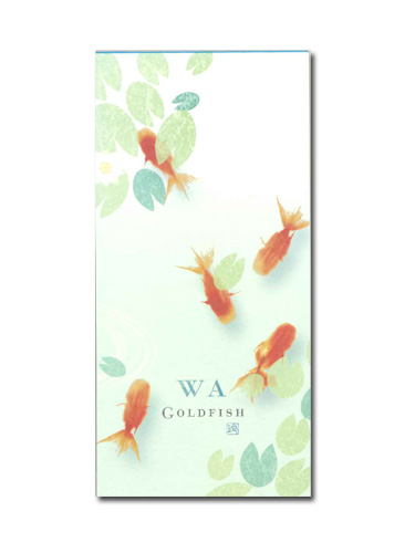 画像1: 一筆箋　WA  GoldFish ※返品不可商品