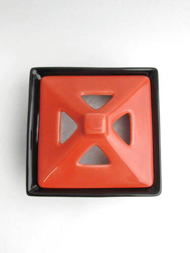 画像2: 香炉　紺（赤×黒）  ※返品不可商品 
