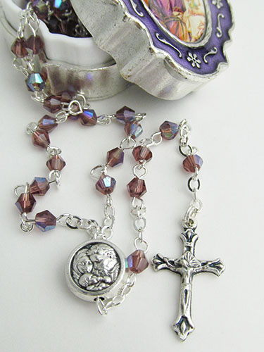 画像2:  ケース付聖ヨセフのロザリオ※返品不可商品 