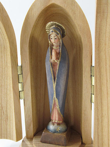 画像2: ドーム型木製マリア像（小型・着色） ※返品不可商品 