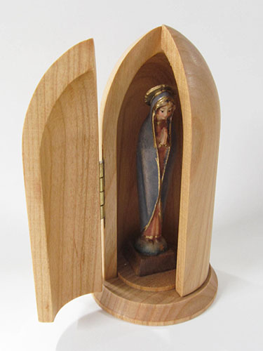 画像4: ドーム型木製マリア像（小型・着色） ※返品不可商品 